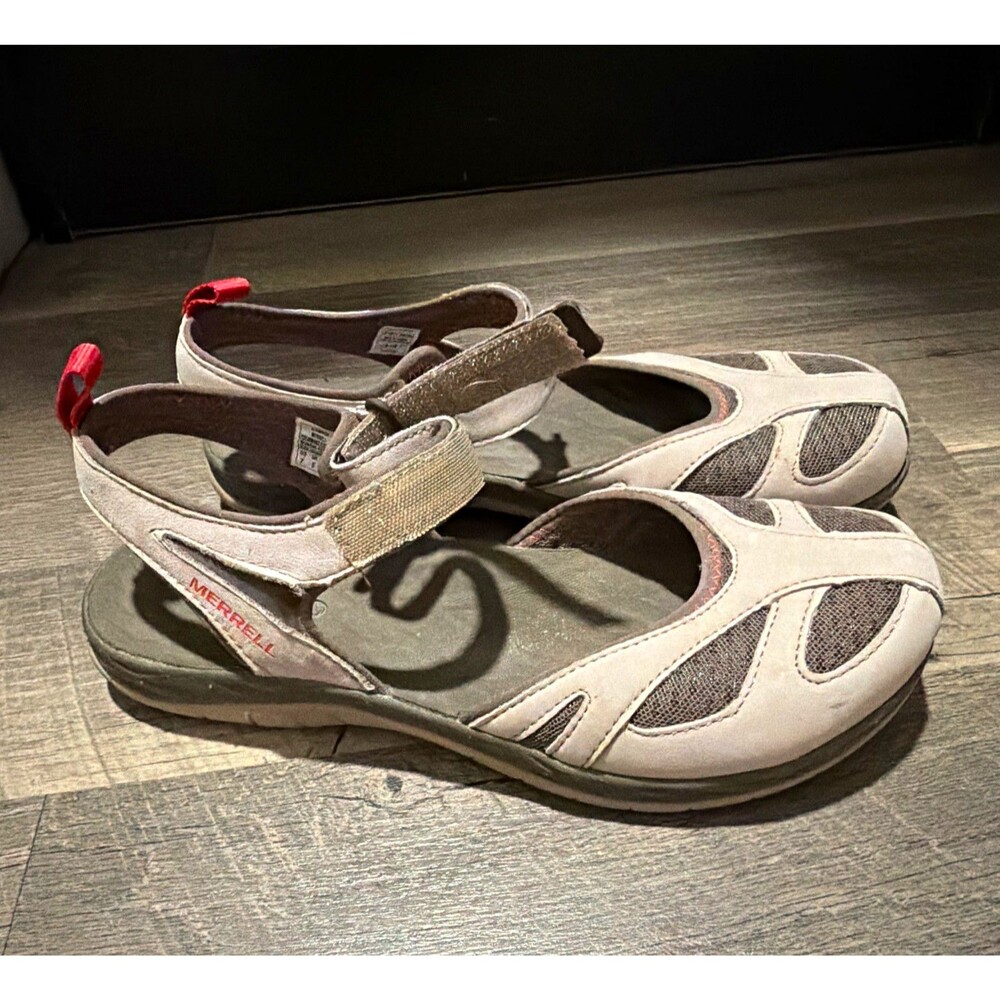 Merrell Siren Wrap Q2 Women's Sandals Size 7 Aluminum Gray Hiking Mesh